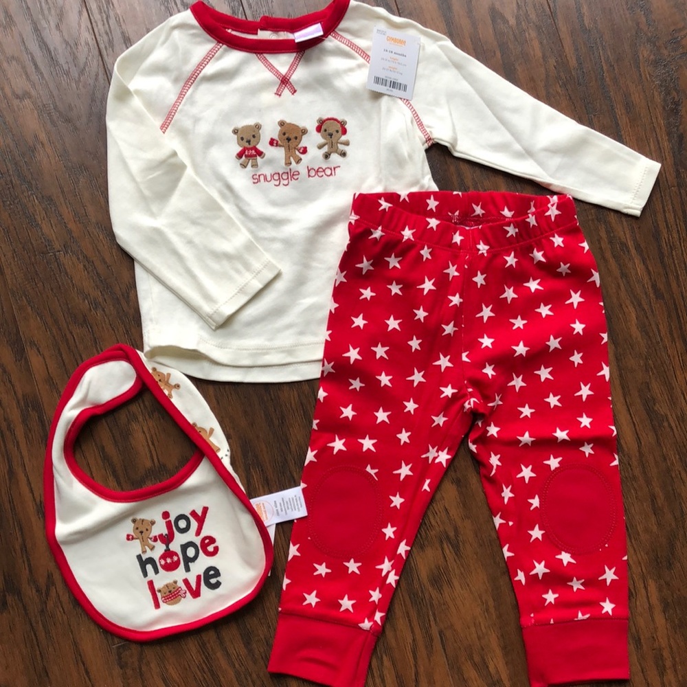 NWT Gymboree Snuggle Bear set - Sz 12-18mo